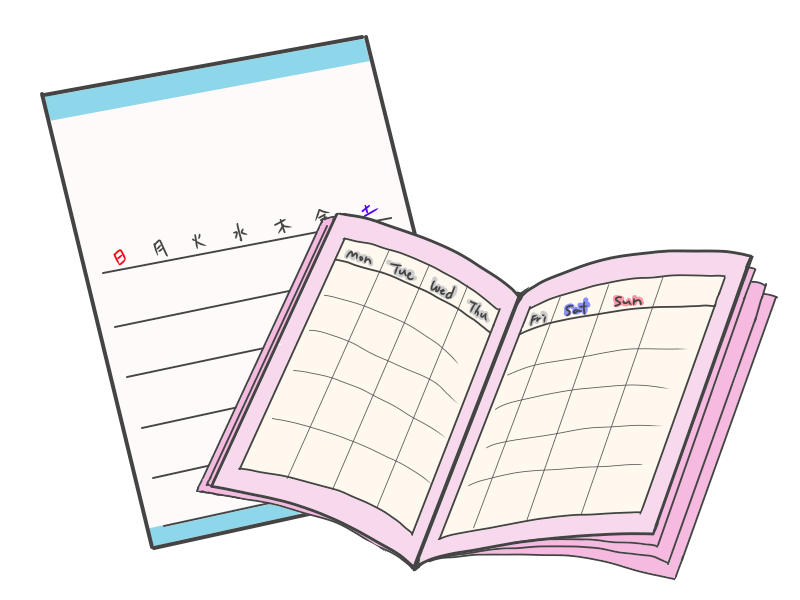 空いた時間に通学できるよう日時を自由に決められるシステムを採用しています。