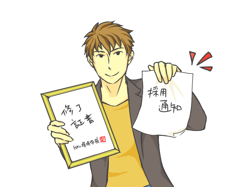 成績が優秀な方はHAL探偵社への就職をご案内させていただきます。